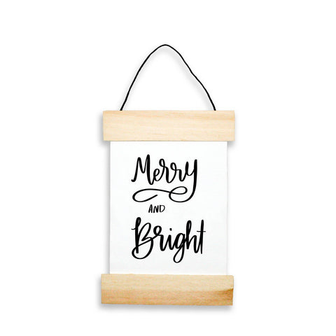 Merry and Bright Banner
