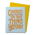 Congrats Card
