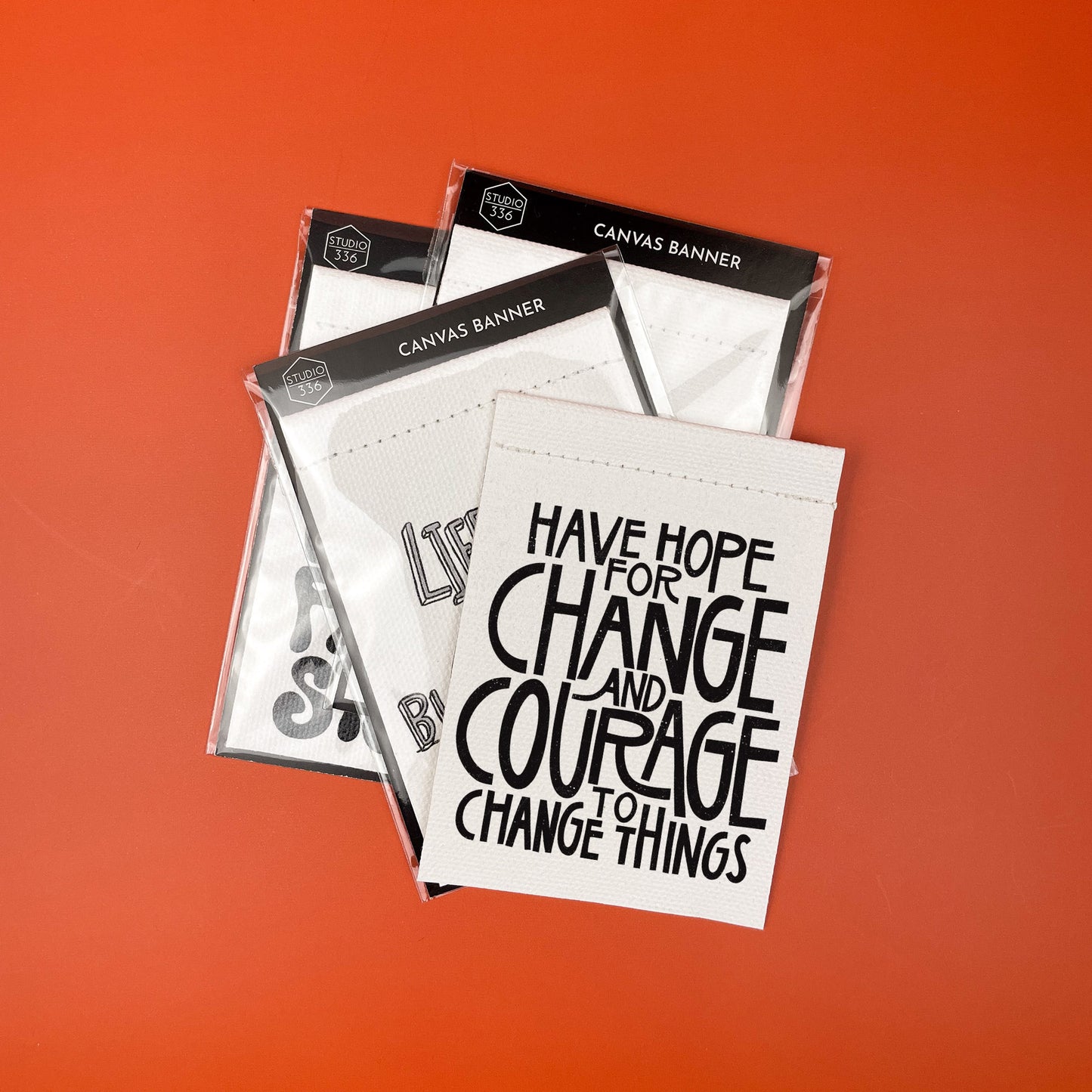 Have Hope For Change And Courage To Change Things Canvas Banner