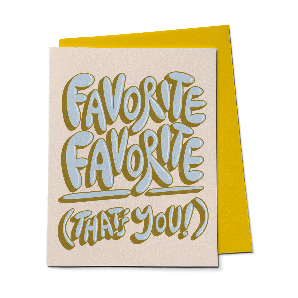 Favorite Favorite Card