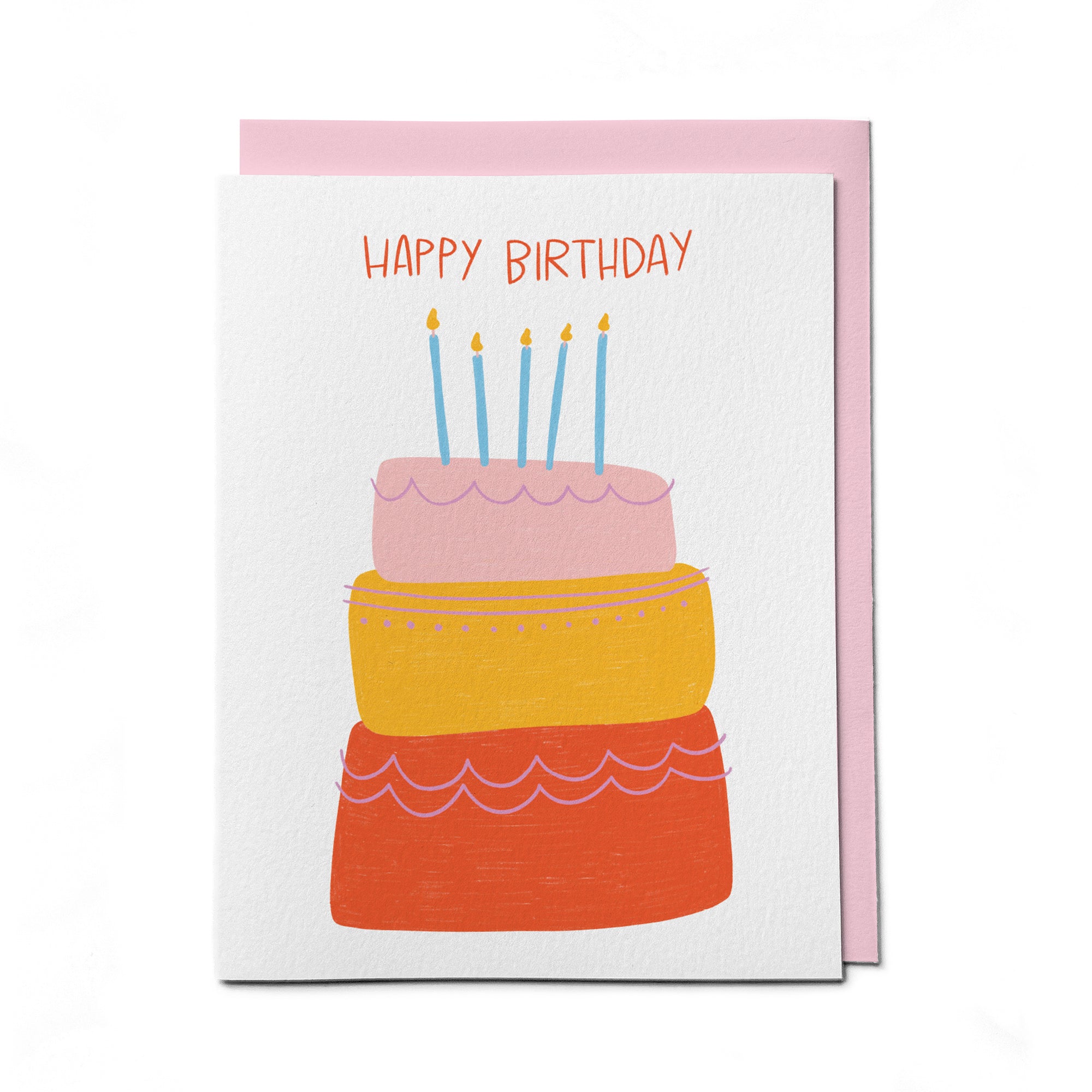 Happy Birthday Cake Card