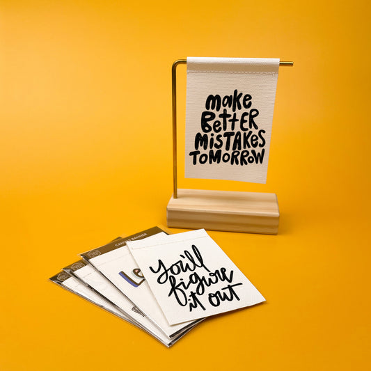 Make Better Mistakes Canvas Banner