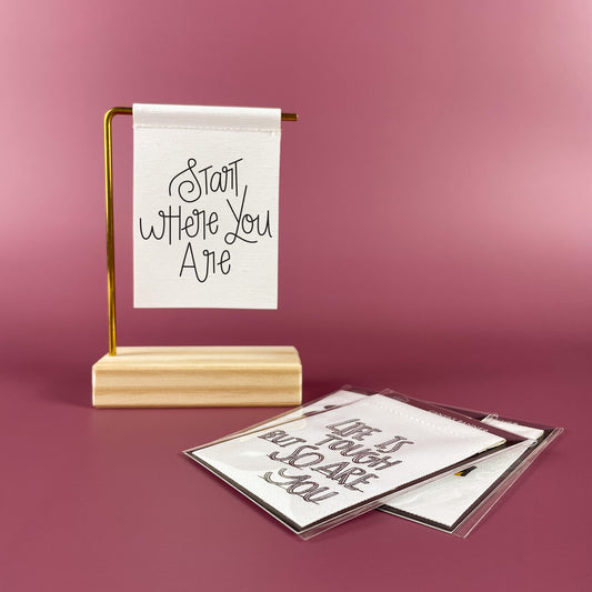 Start Where You Are Canvas Banner
