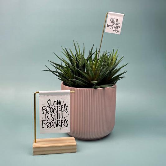 Slow Progress Is Still Progress Canvas Banner