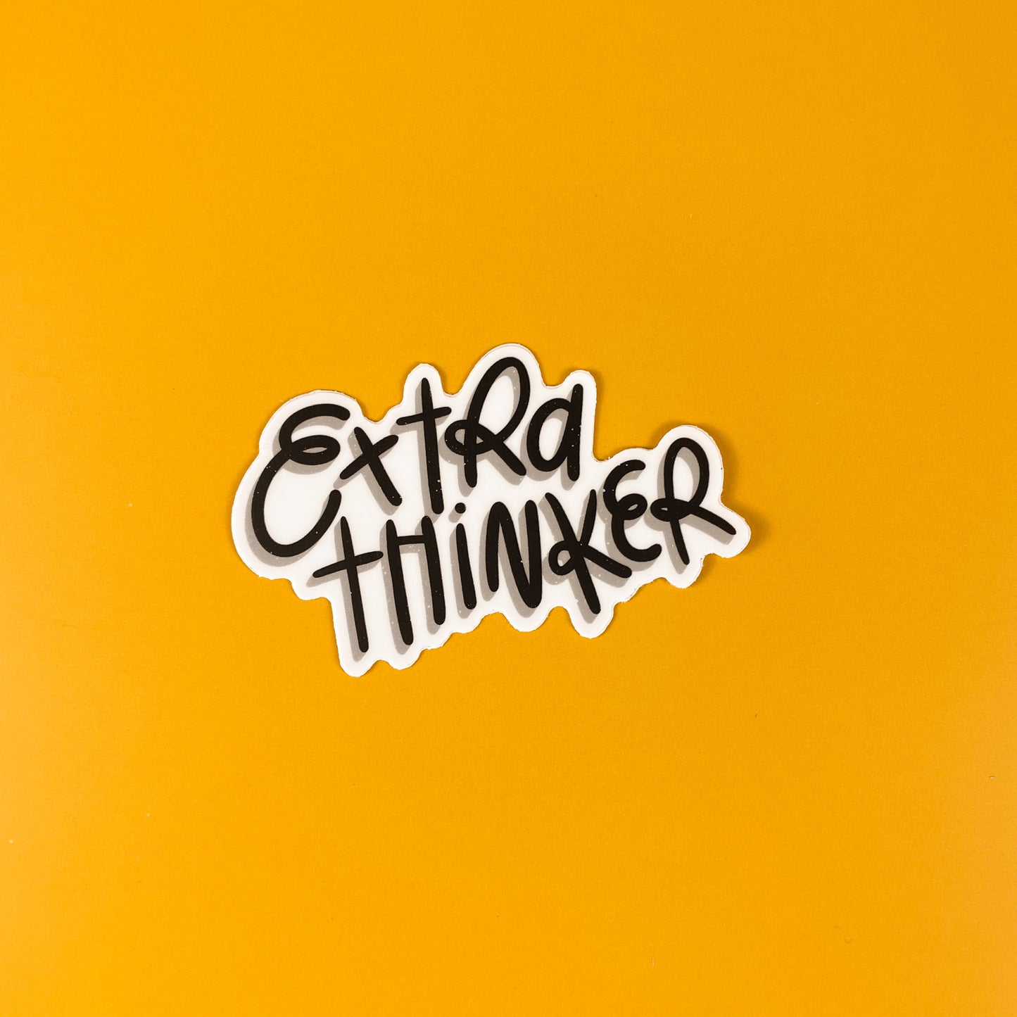 Extra Thinker Sticker