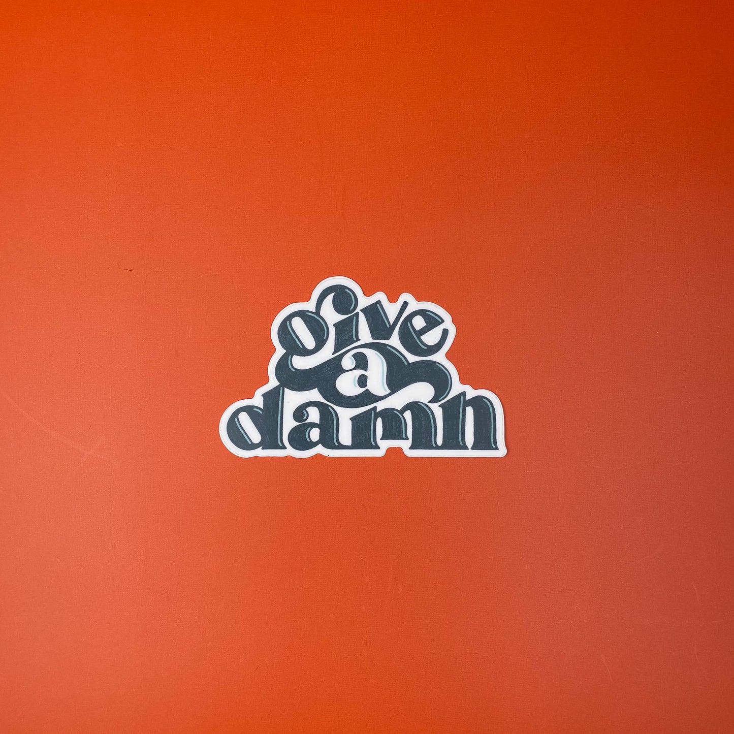 Give A Damn Sticker