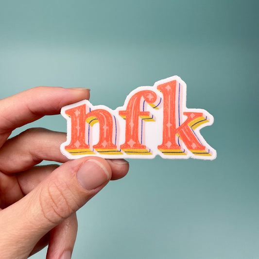 NFK Serif Sticker