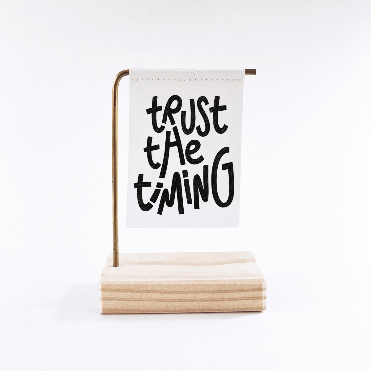 Trust The Timing Standing Banner