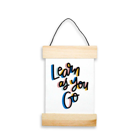 Learn As You Go Banner