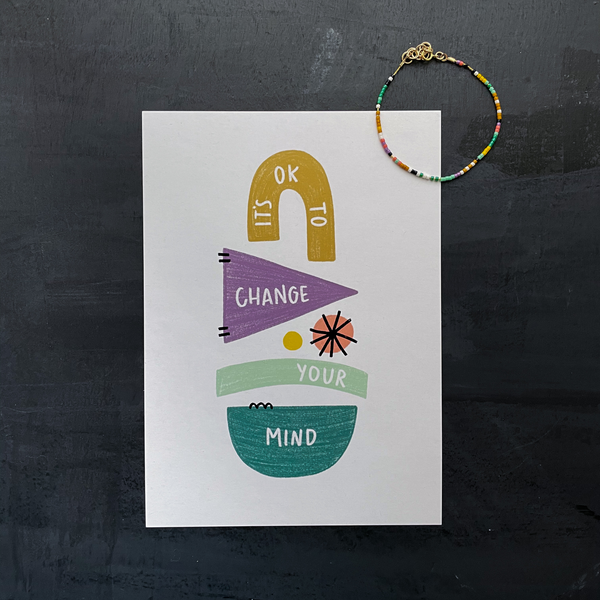It's Ok To Change Your Mind Mindset Matters Print