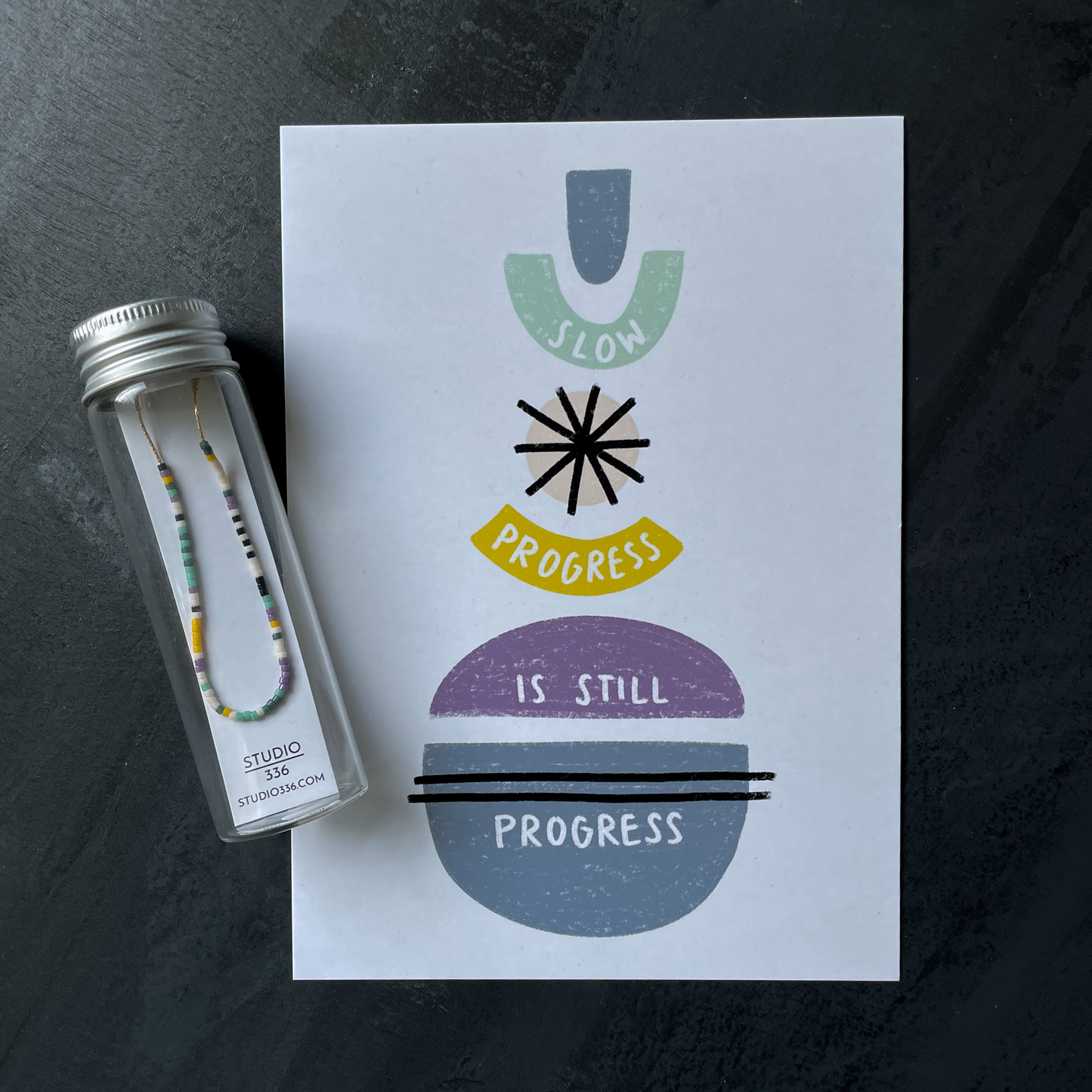 Slow Progress Is Still Progress Mindset Matters Bracelet