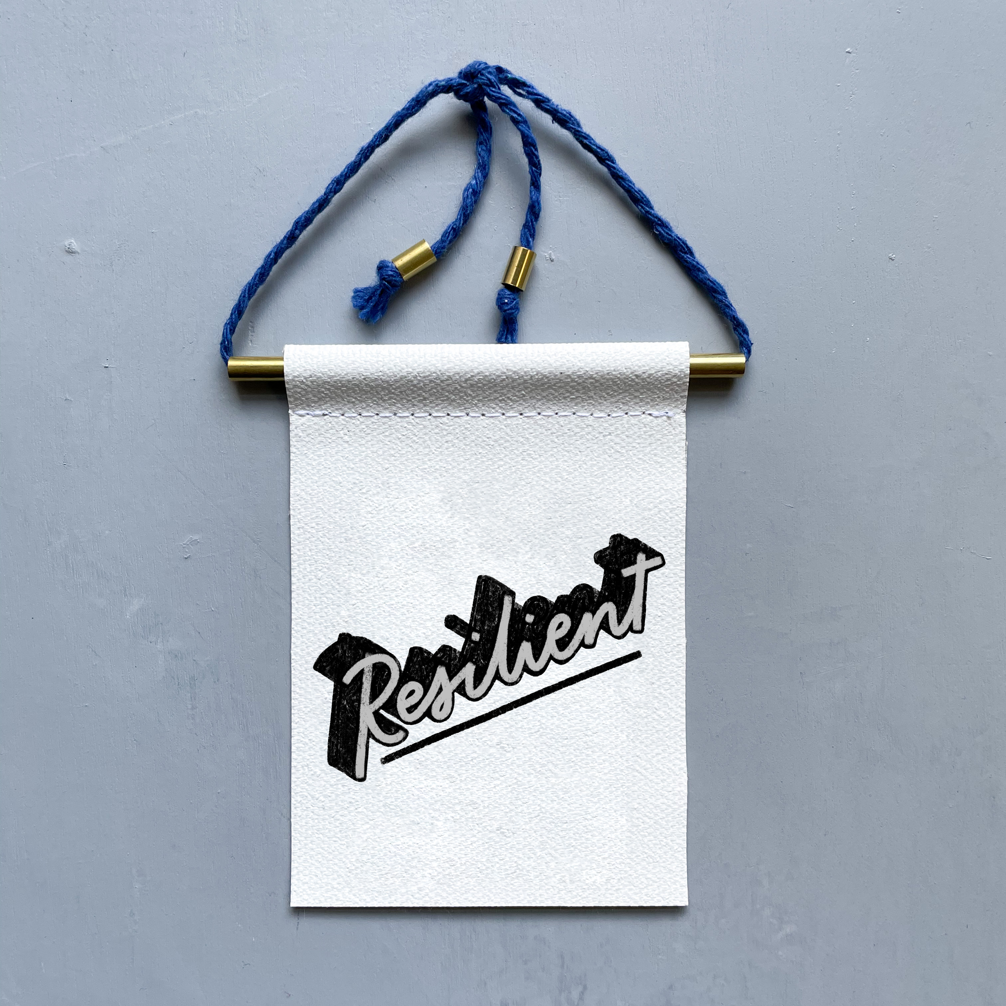 Resilient Brass and String Hanging Banner