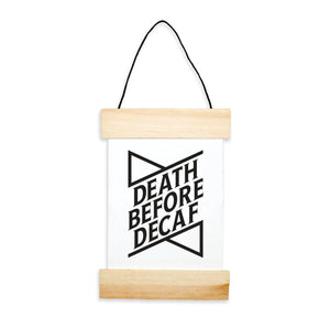 Death Before Decaf Banner