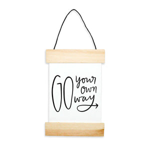 Go Your Own Way Banner