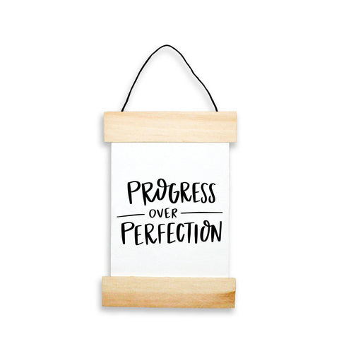 Progress Over Perfection Banner