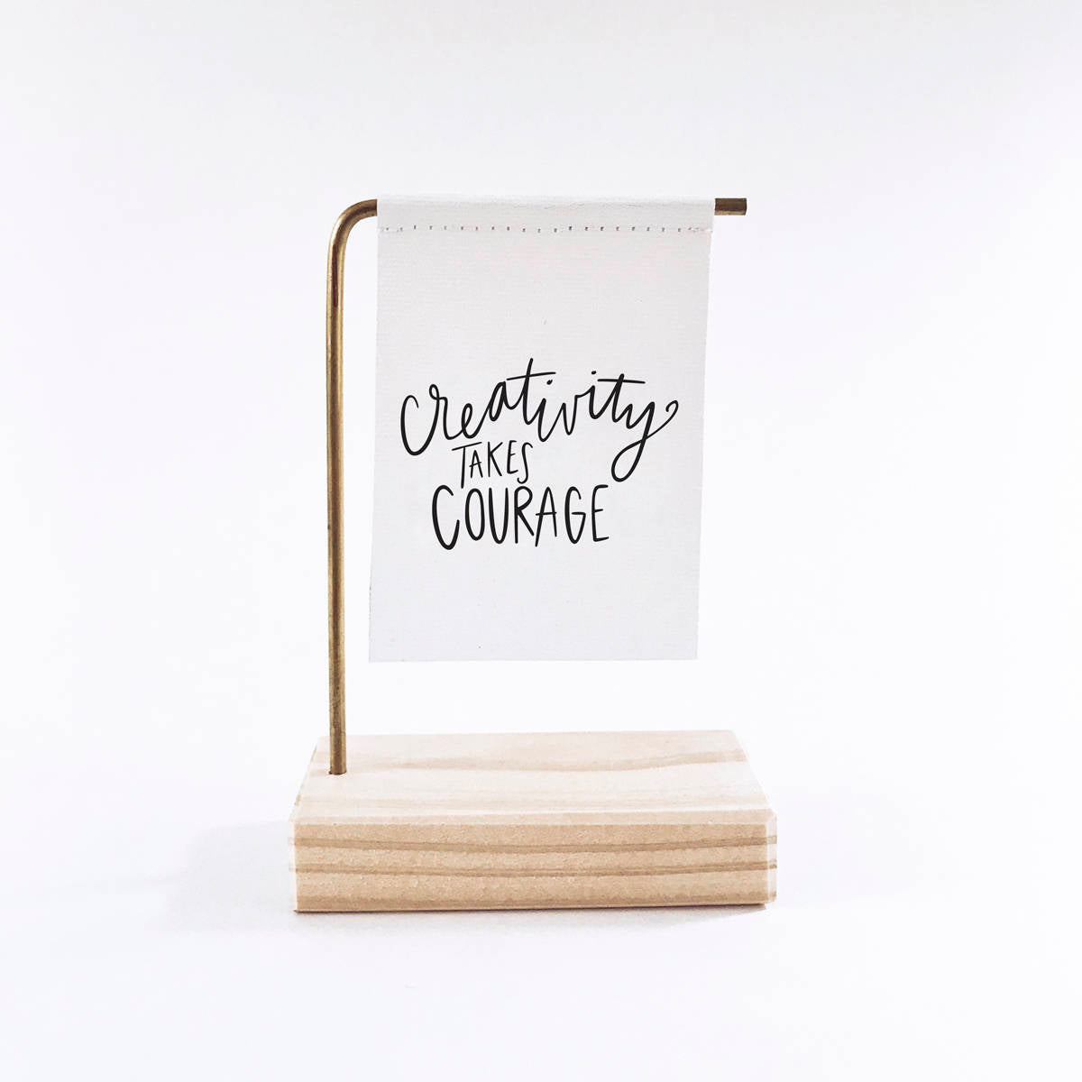 Creativity Takes Courage Standing Banner