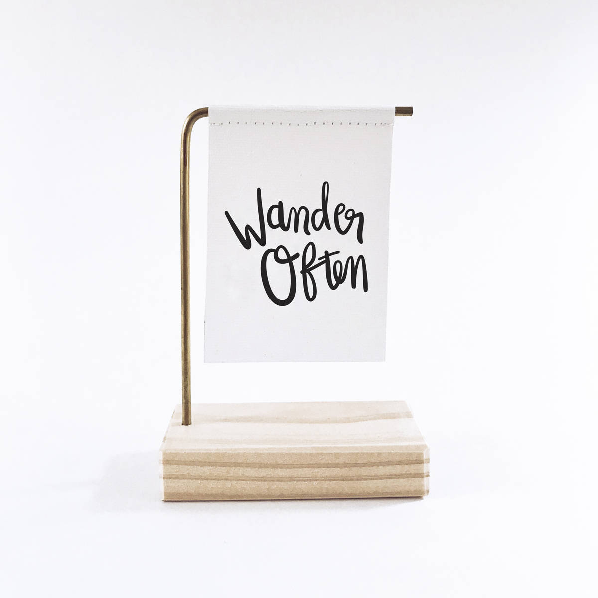 Wander Often Standing Banner