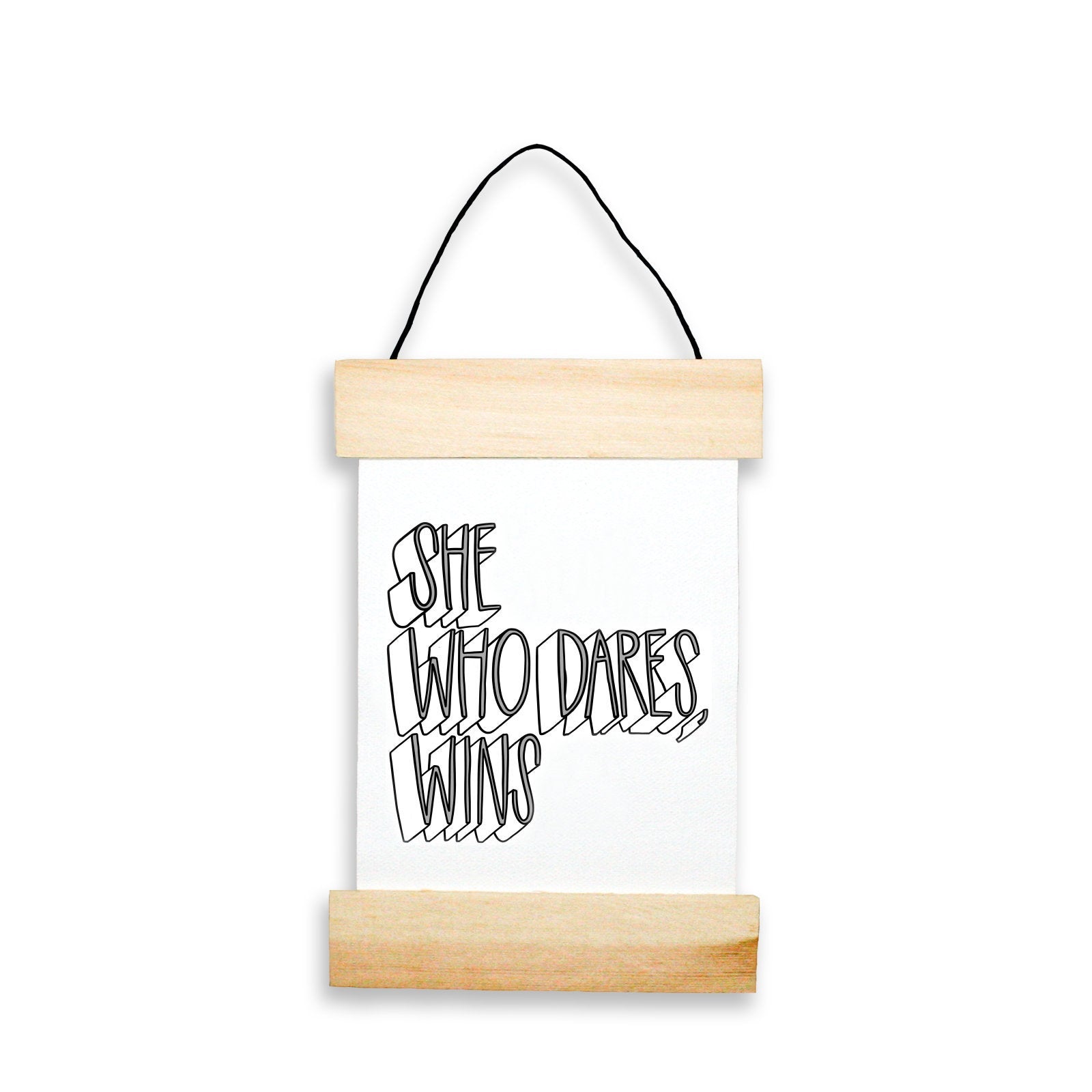 She Who Dares, Wins Banner