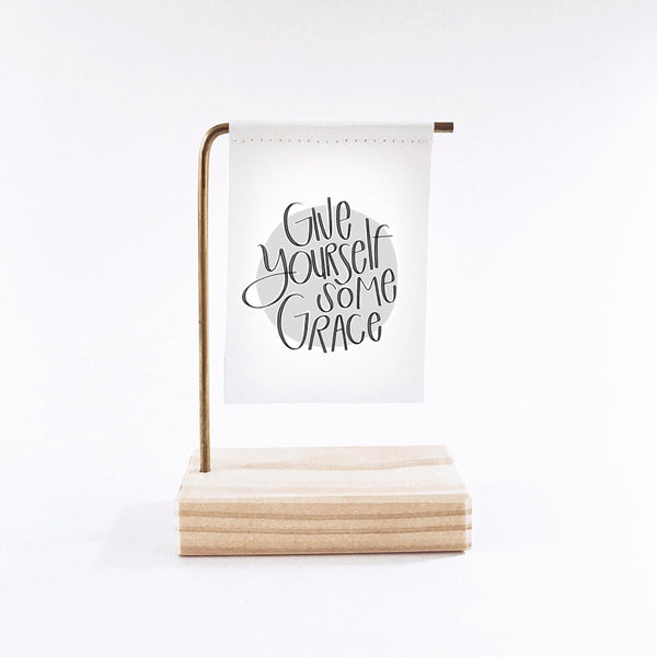 Give Yourself Some Grace Standing Banner