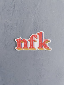 NFK Serif Sticker
